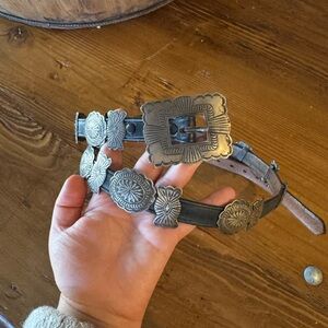 Sterling Silver Concho Belt